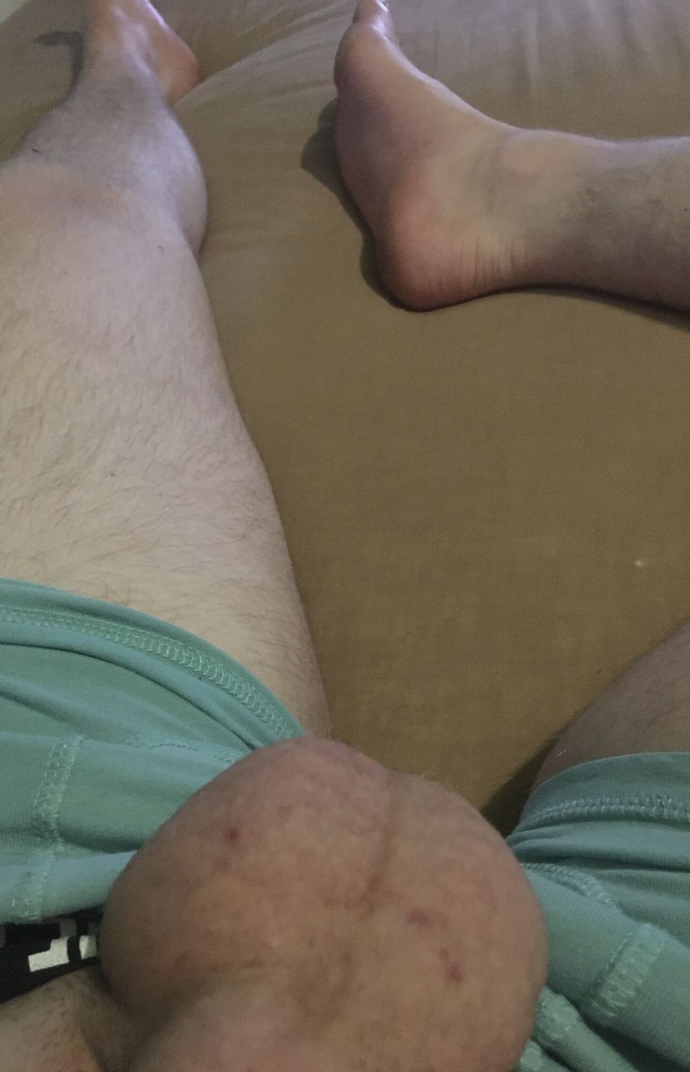 Foreskin Play With Cum Filled Balls  #23