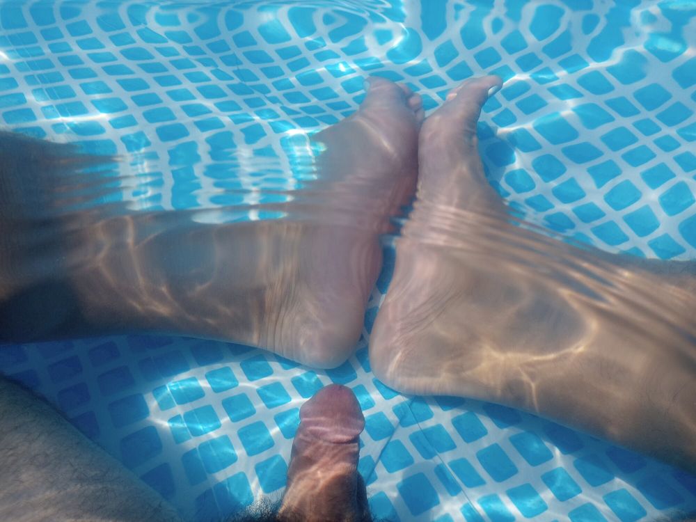 Pool footjob #19