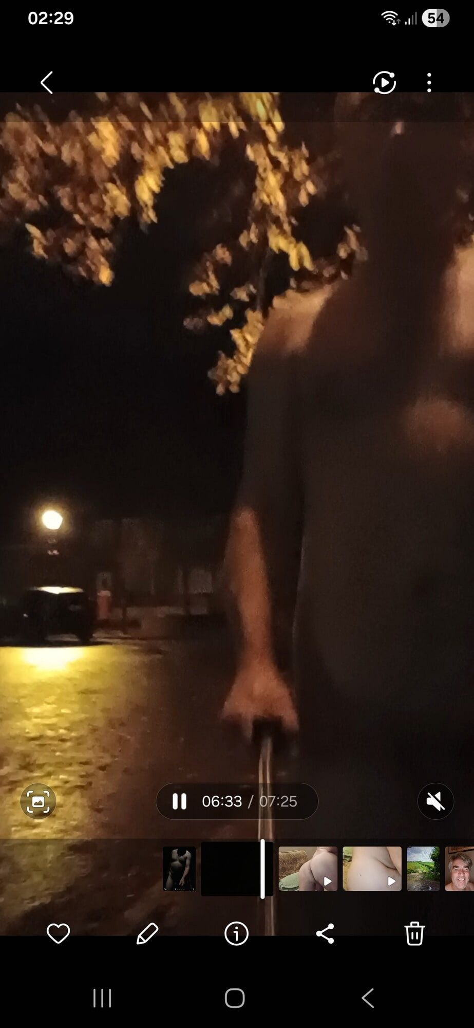 Naked in village centre #3