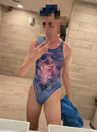 arena blue swimsuit         