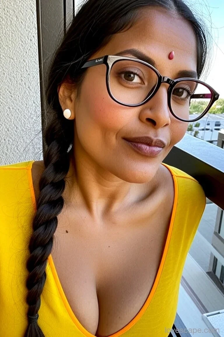 Indian MILF loves it in the balcony! #17