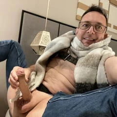 cut out jeans, tied jerking and cuming ... :-)