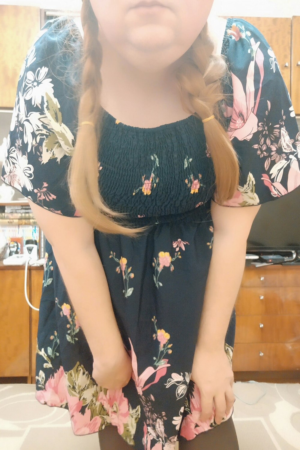 Sissy puts on a strapon and poses with it #40