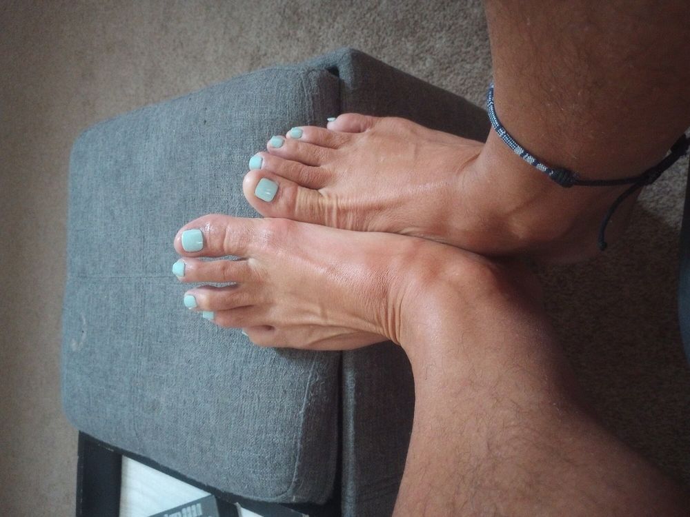  I always wanted to feel a cock between my soles and toes. #9