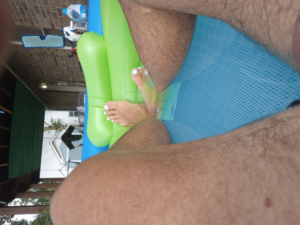Showing off my man Pedi #8