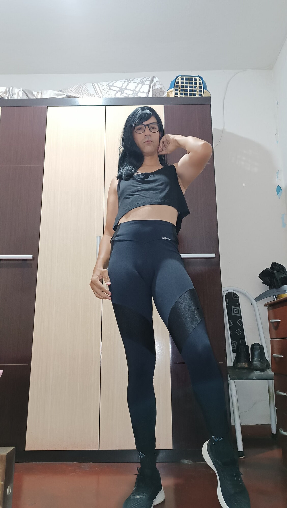 Sakura Nakamura Skinner Legging Gym  #13