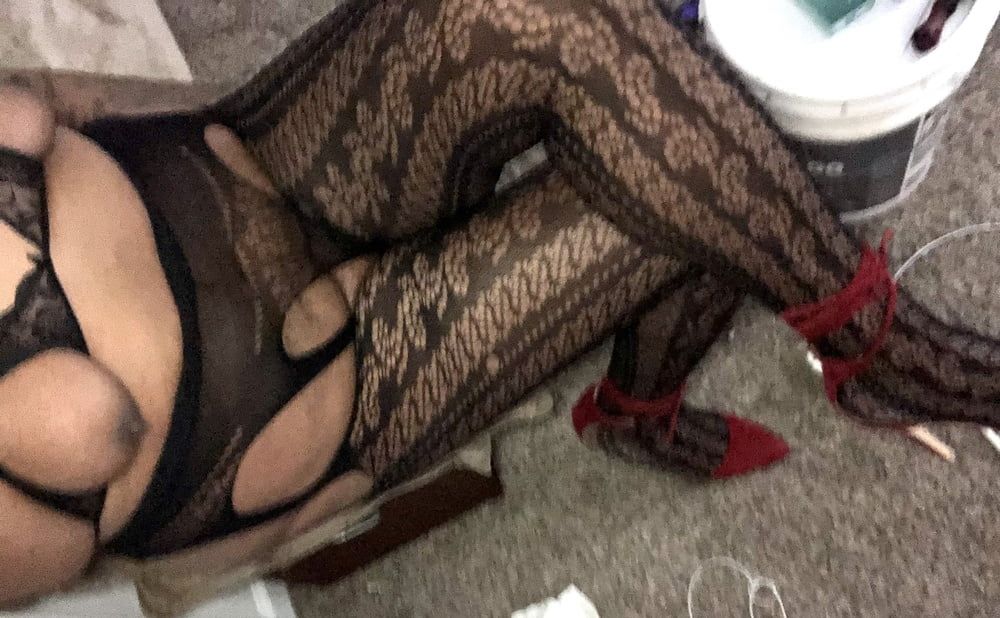 New years fishnet outfit  #32
