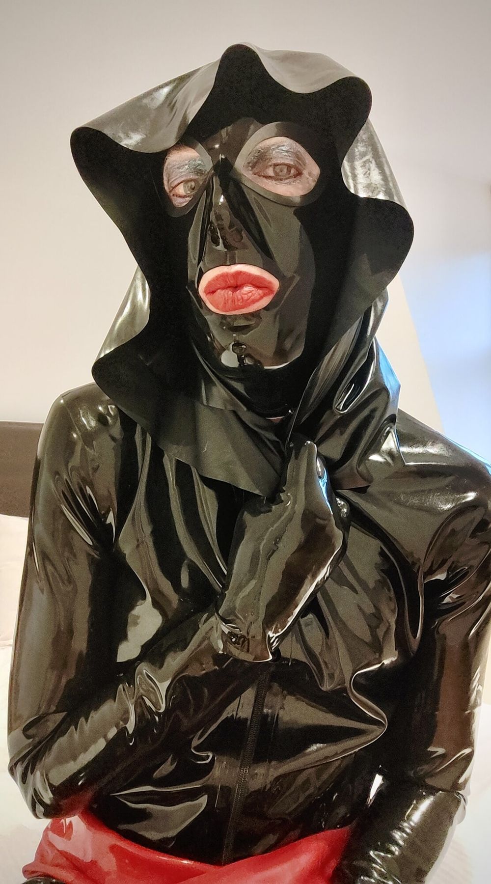 Latex nun as slut