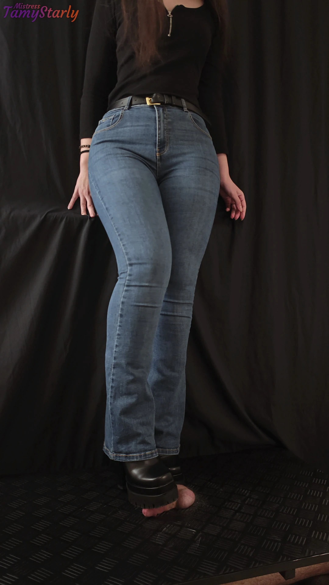 Suffering Under My High Platform Tank Heels #33