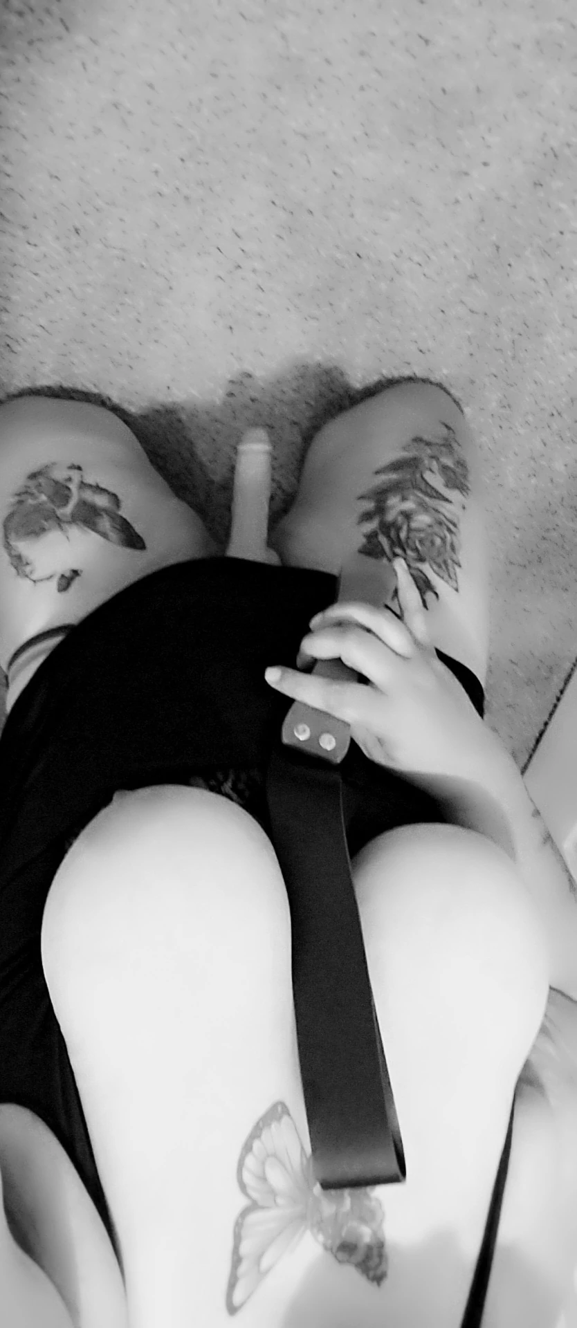 A few pics with my new dresses and my strap  #6