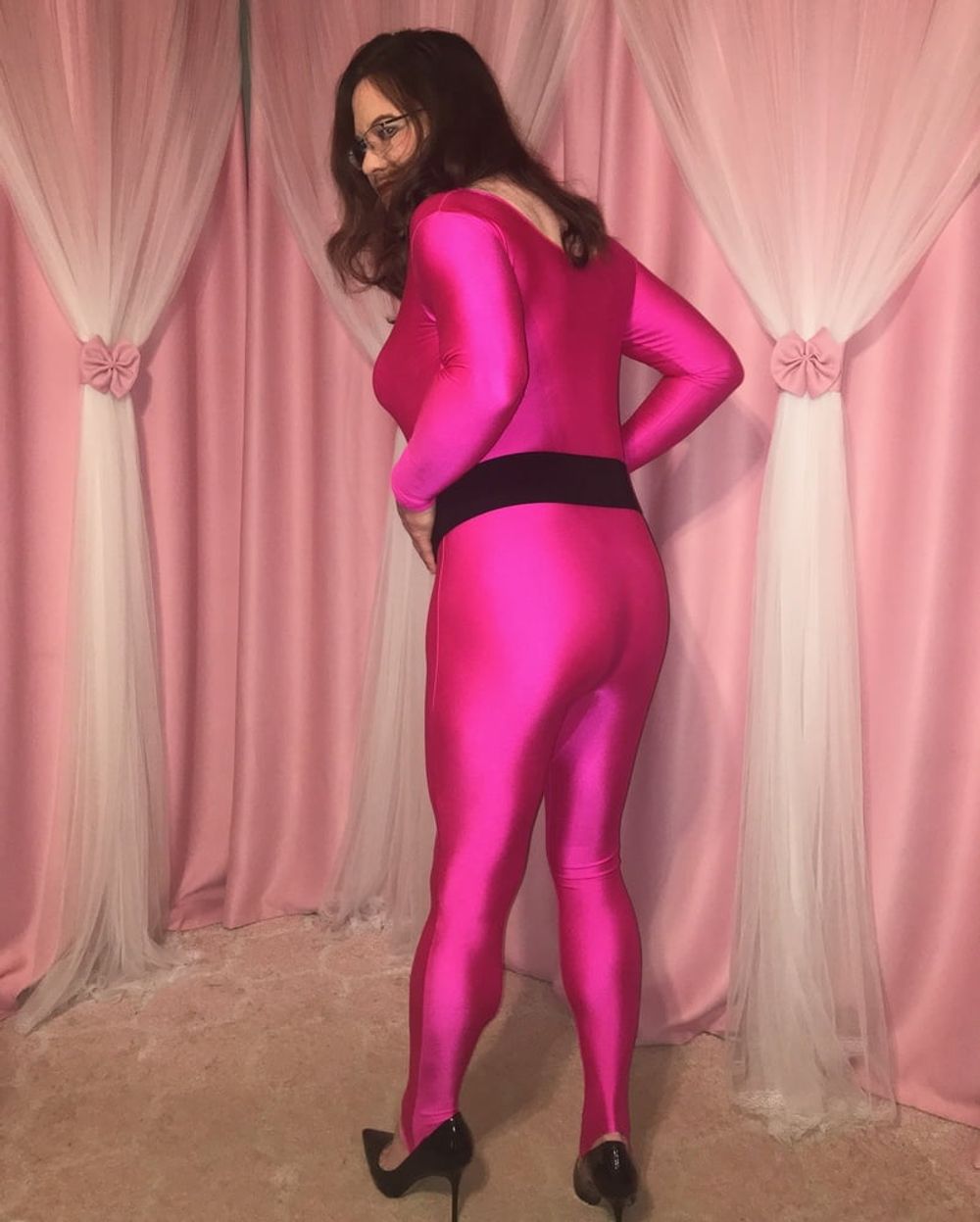 Joanie - Hot Pink Catsuit #5