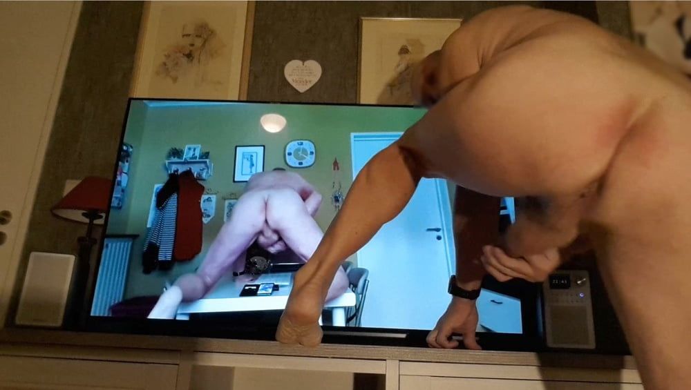 exhibitionist webcam sexshow cumshot tribute to my self #44