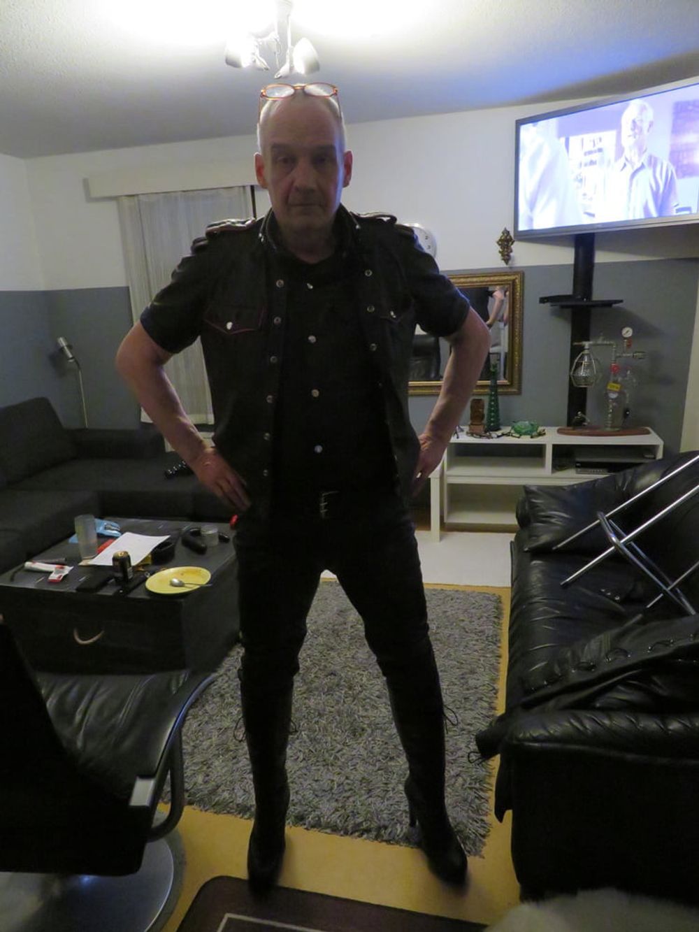 Juha Vantanen,finnish amateur leather fetish pornmodel #28