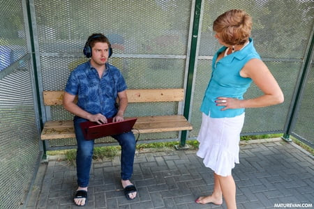 Nervous Virgin Fucked in the MatureVan 