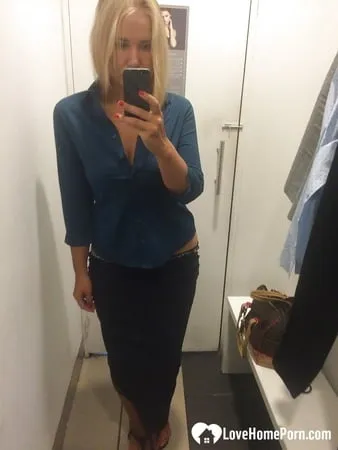 astonishing girlfriend tries on a couple of outfits         