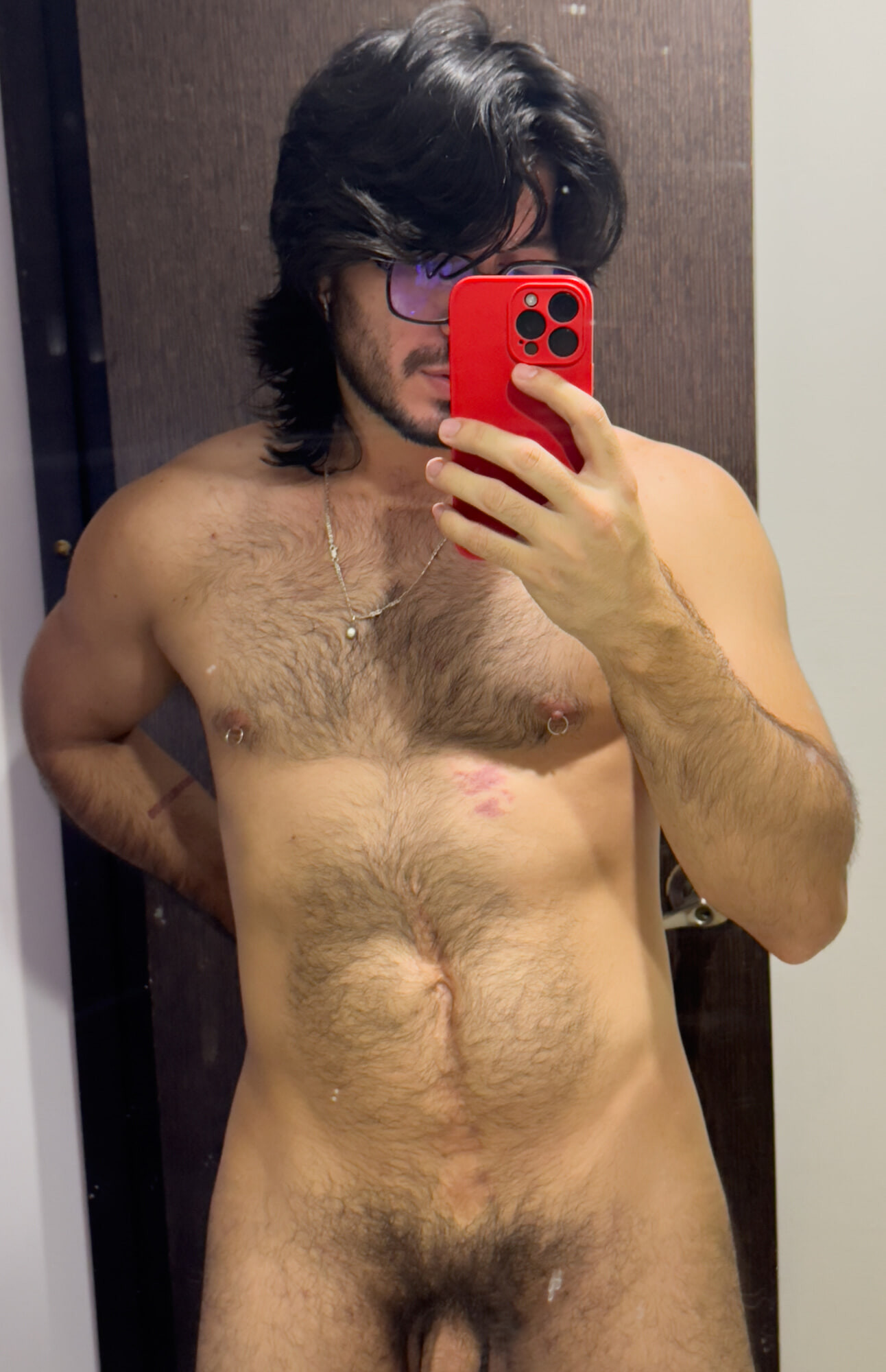 My hairy and naked body in the bathroom!  #3