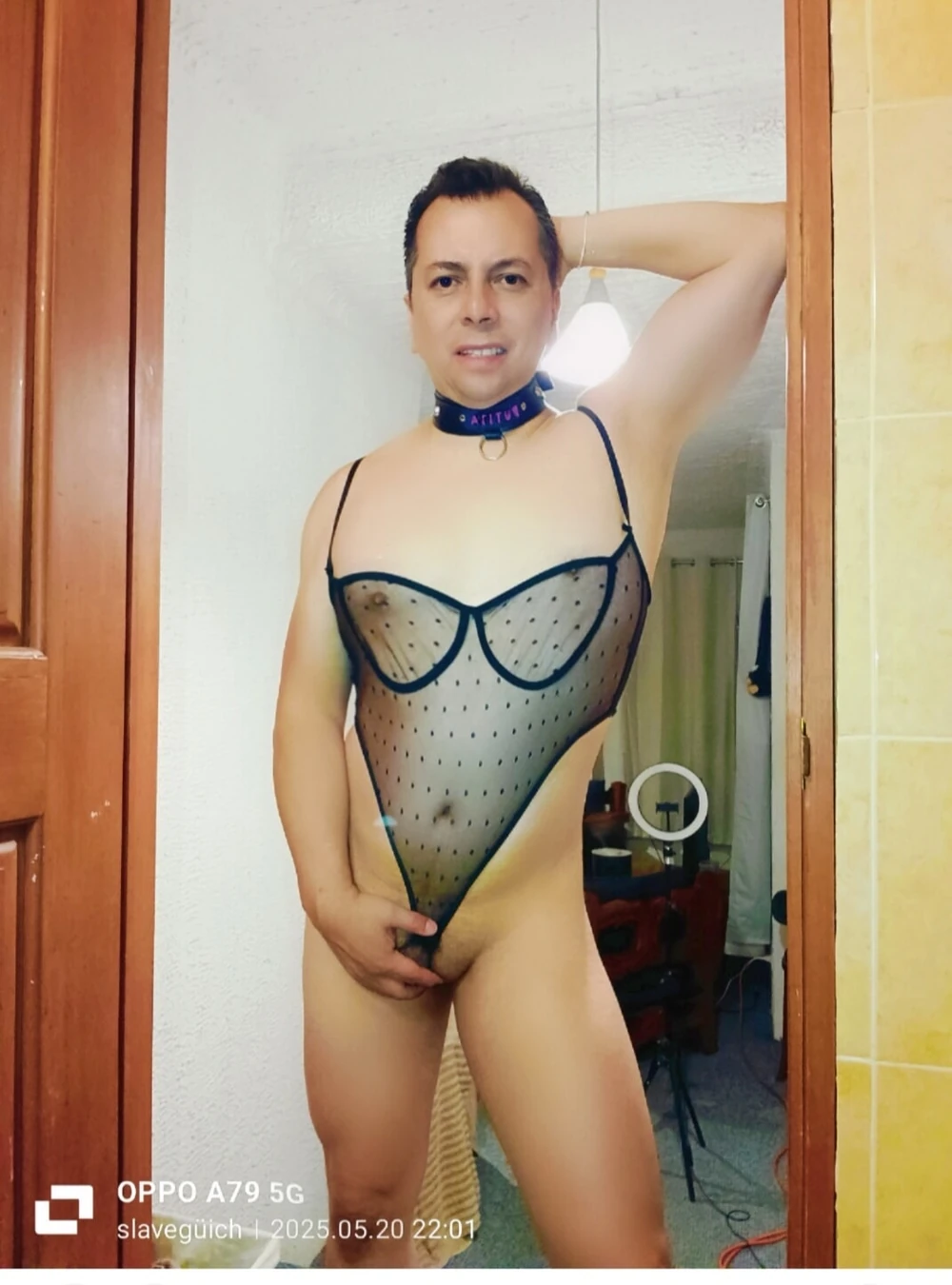 With this new lingerie I look like a super passive slut #14