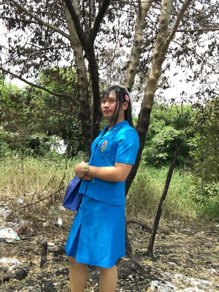 Thai ladyboy teacher Girl scout  #2
