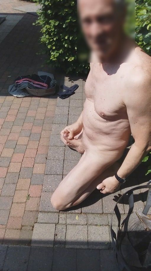 outdoor exhibitionist sexshow jerking all over the place #53