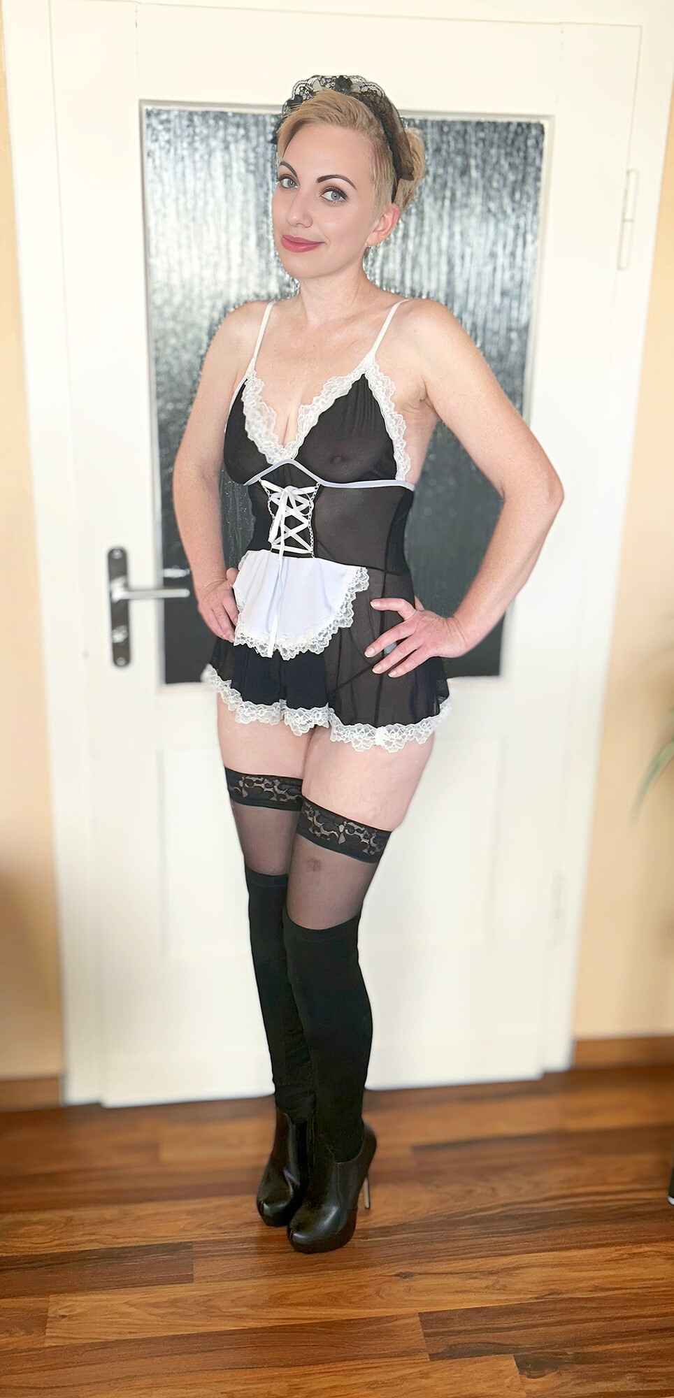 Meeting My Husband at Home after Work (Maid Dress) #3