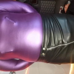 New leather clothes