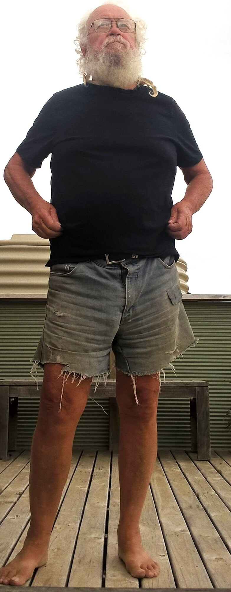 Grandpa forced to strip in public #2