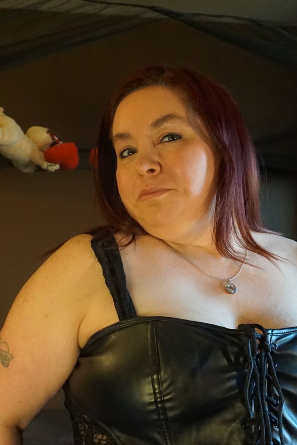 Sexy BBW Corset Clip Pump #57