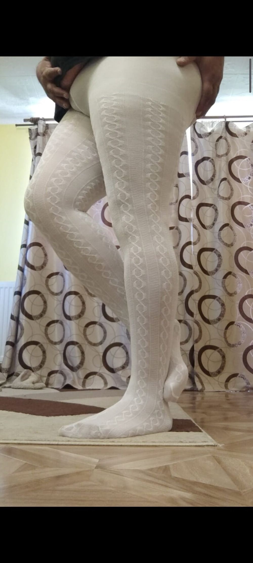 Me in winter white pantyhose #11