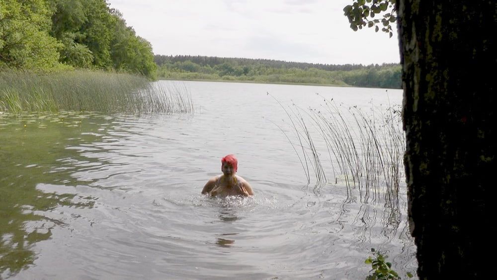 Alone on the lake - First swim in the lake #8