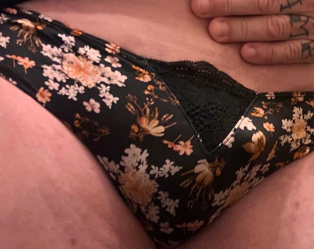 Solo in stepdaughter and daughter’s panties #4