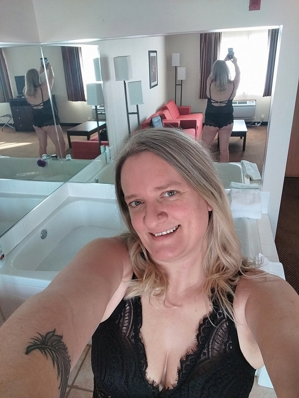 Sexy black swimming suit #3