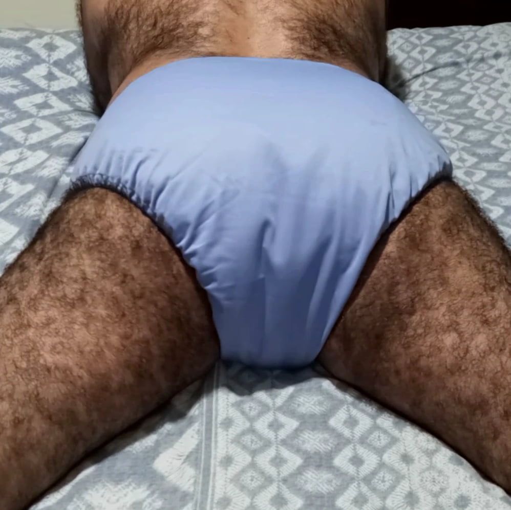 WEARING BLUE DIAPER TO RELAX... #8
