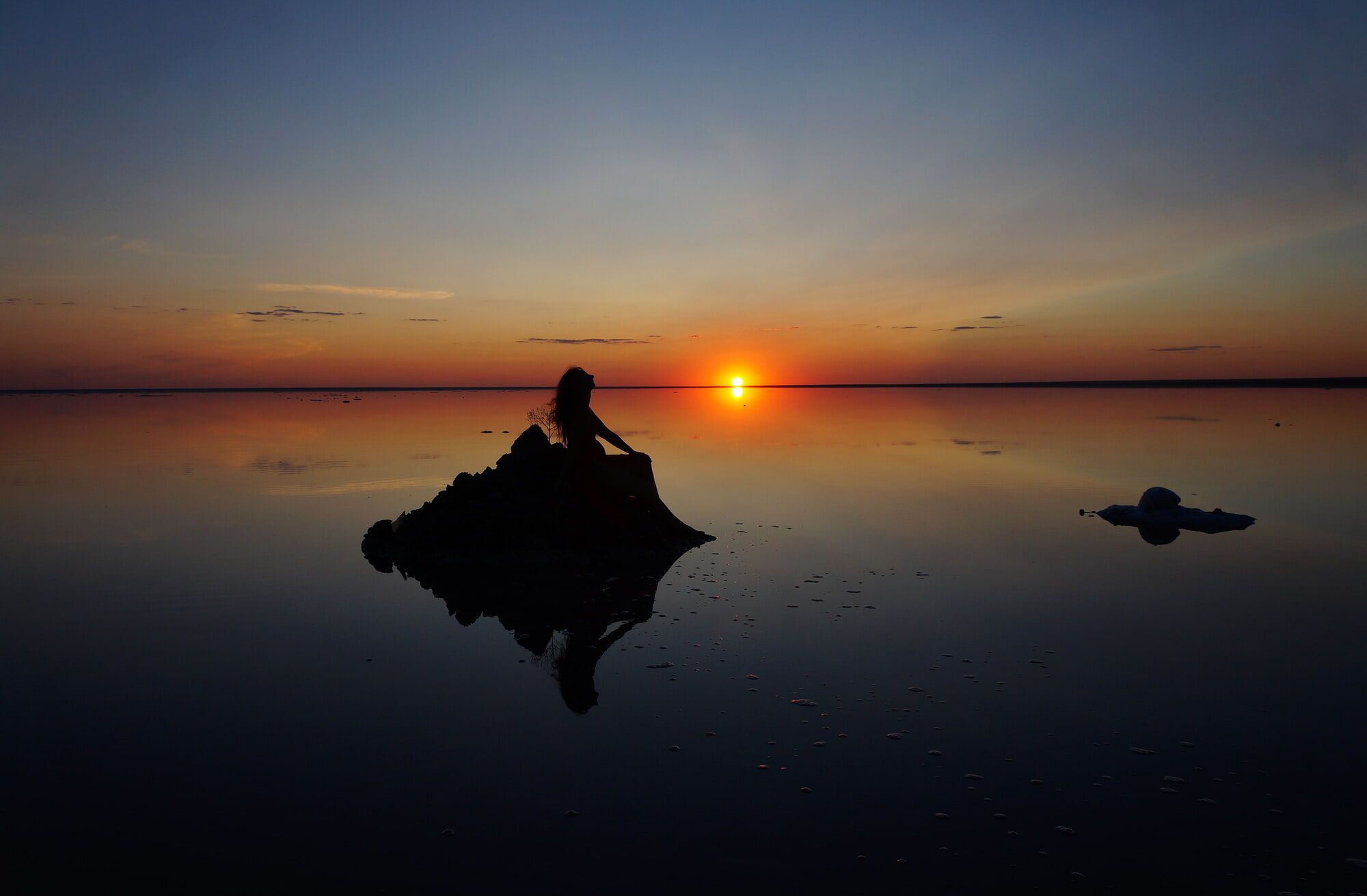 On the salt of the surface during sunset #4