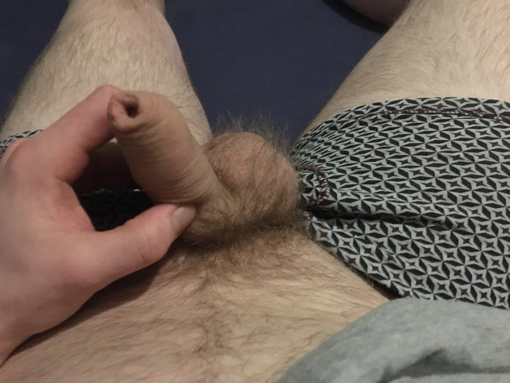 Hairy Dick And Balls Masturbation  #2