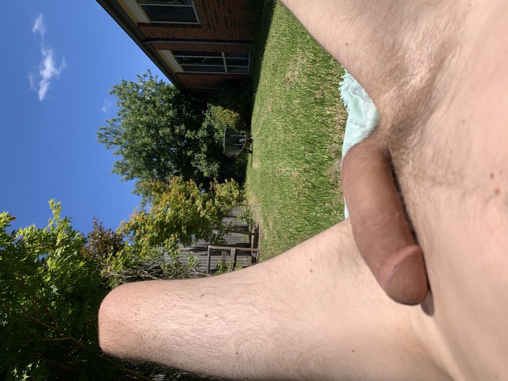 Nude sun baking after fun night  #5