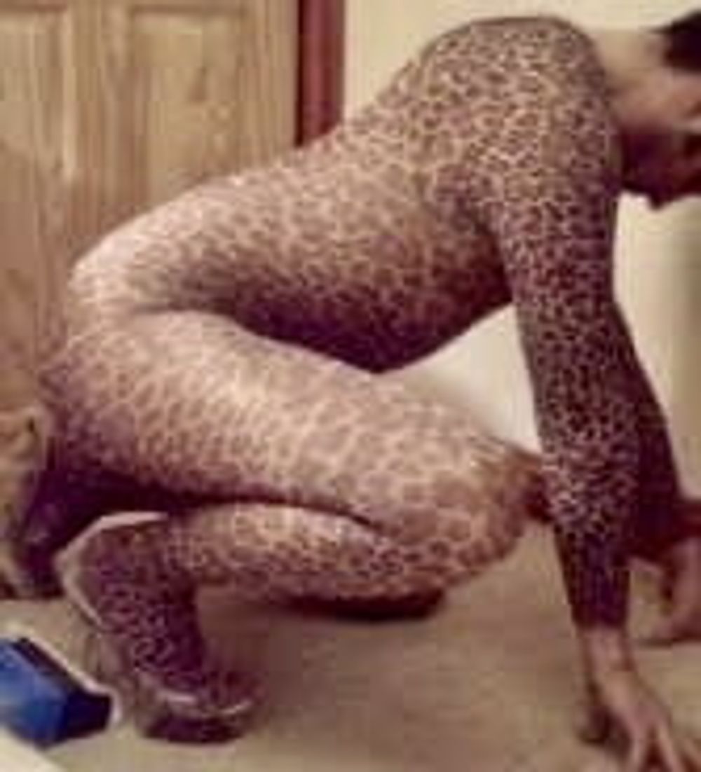 Leopard print body stocking #9