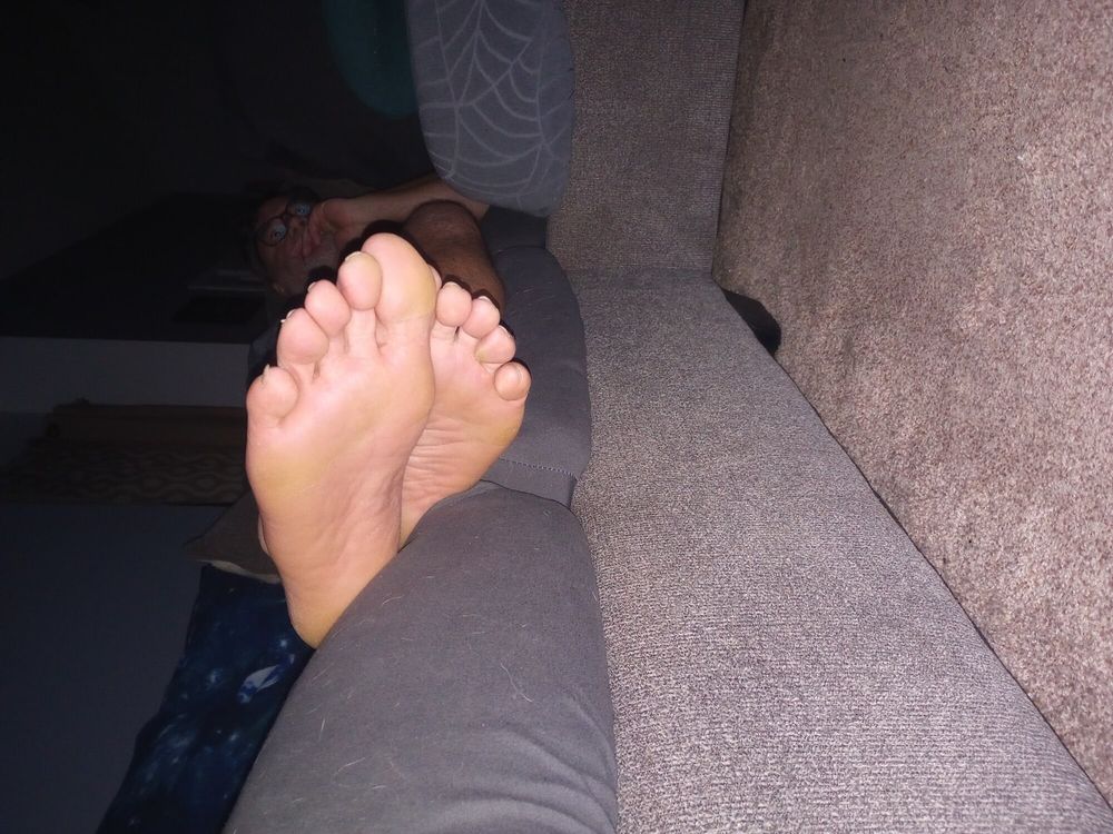 On your knees bitch and kiss my soles #13