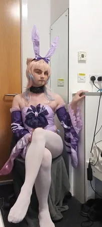 sissy aimees first time cosplaying         