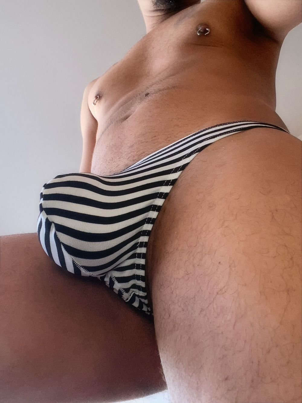 Showing my new thong #7