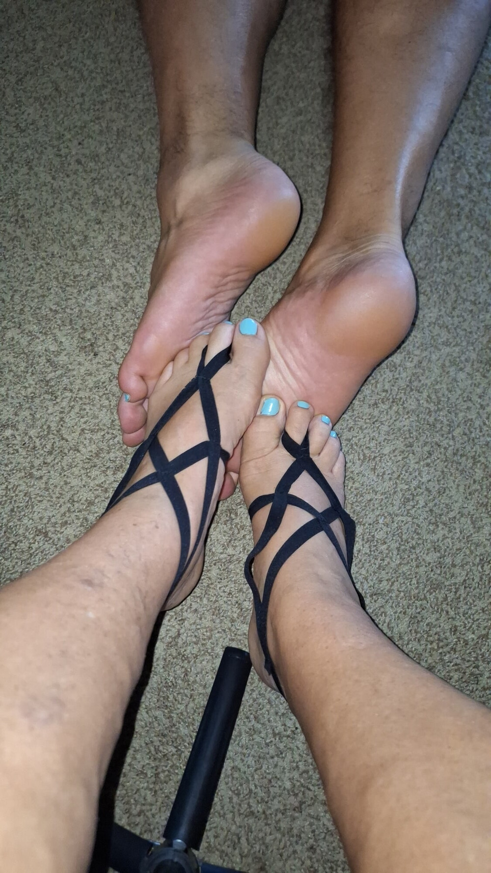 Playing footsie with barefoot sandals #7