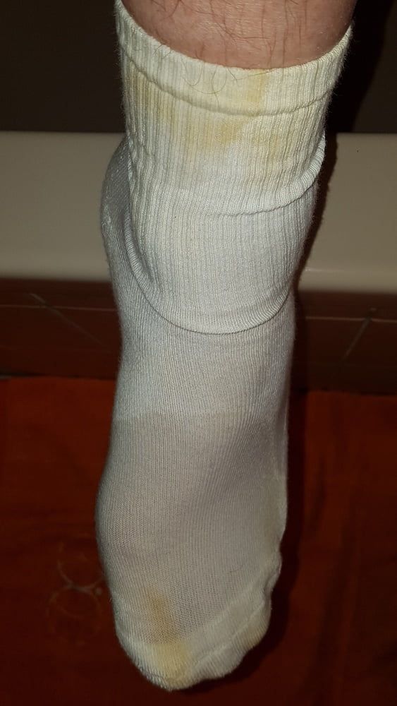 My white Socks - Pee #44