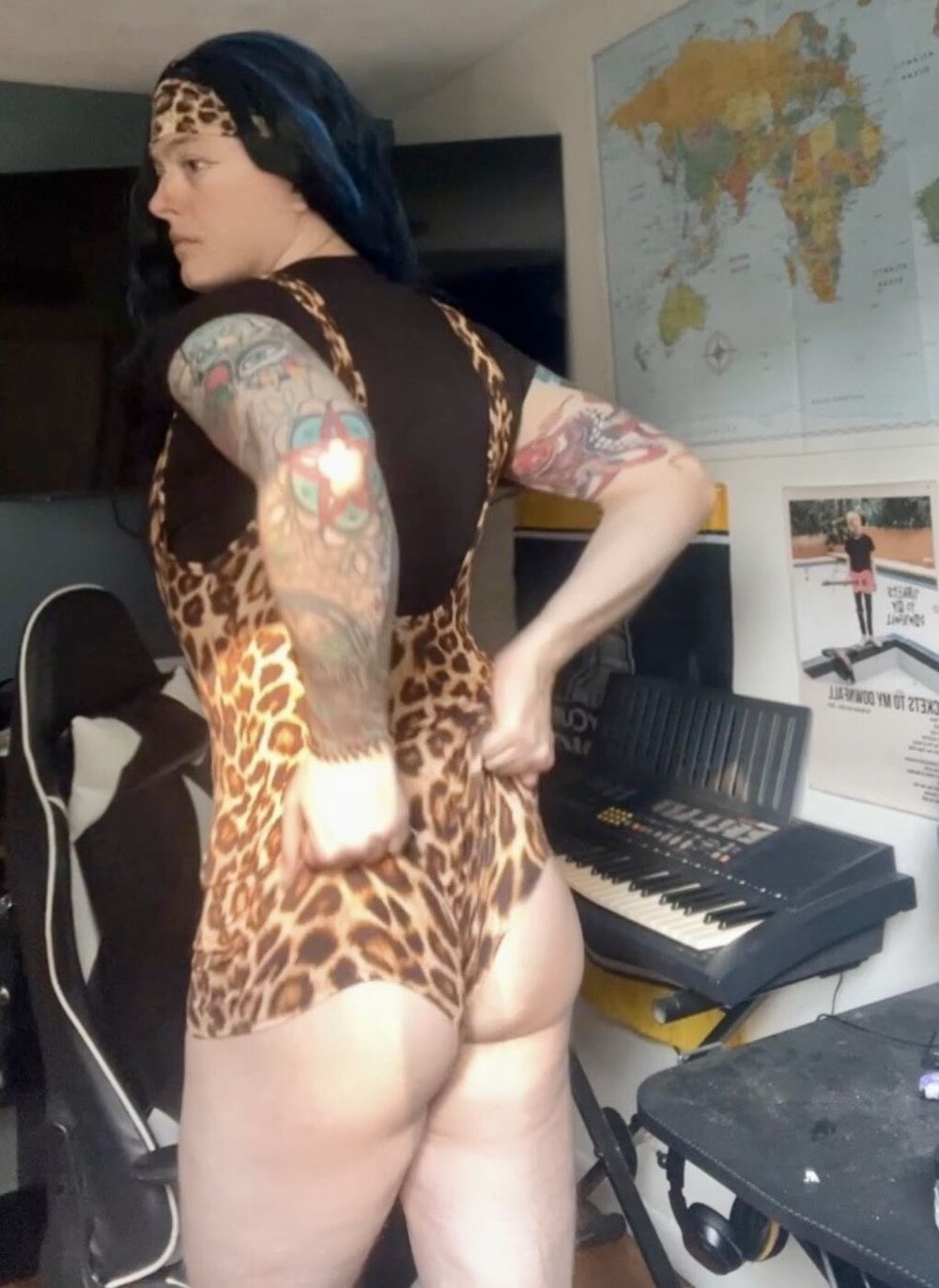 Pretty tattooed amateur femboy #26