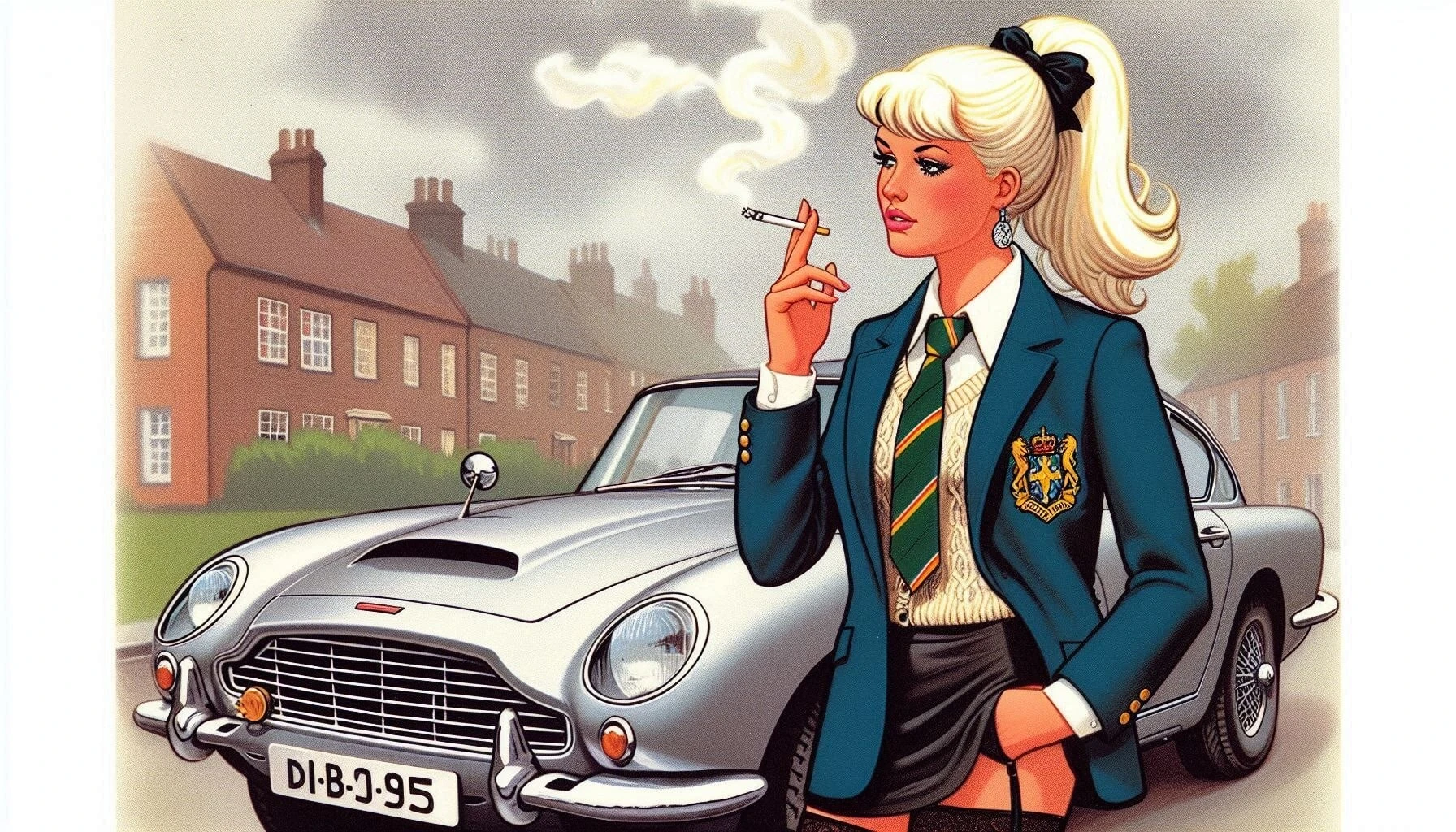 Smoking and Stockings. #32