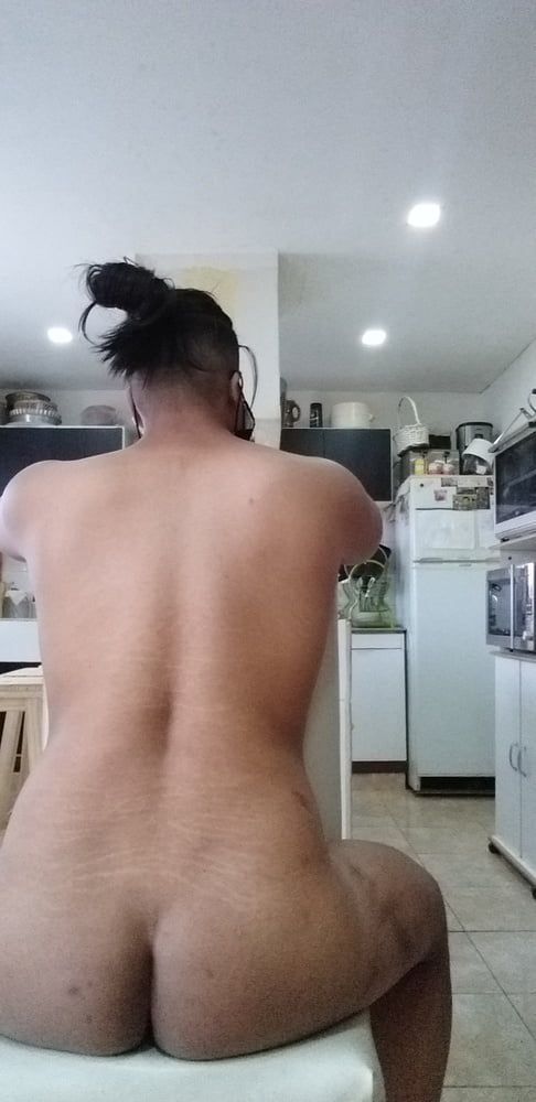posing in the kitchen #10