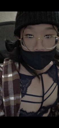 Sissy Asian Slut in Lingerie Selfie