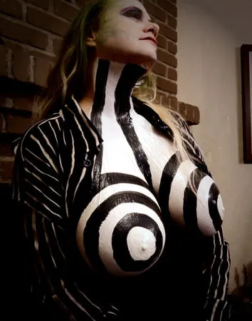 halloween body paint teaser non nude         