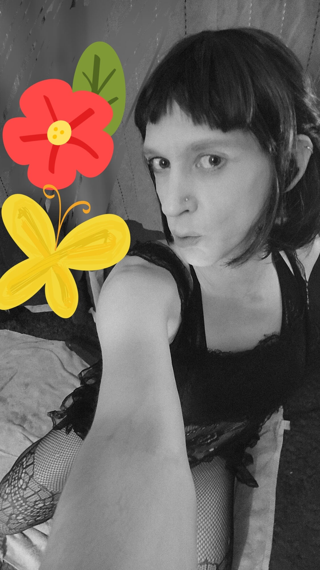 Black and white sissy  #2