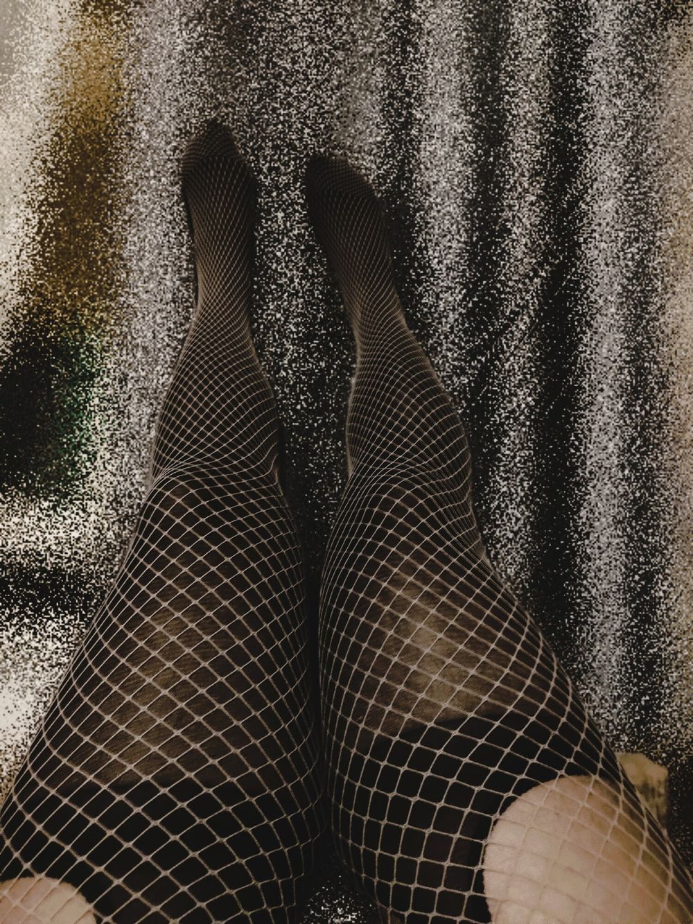 Black tights with mesh #20