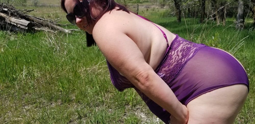 Sexy BBW Outdoors #8