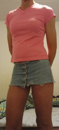 Tranny Lady favorite denim skirt.